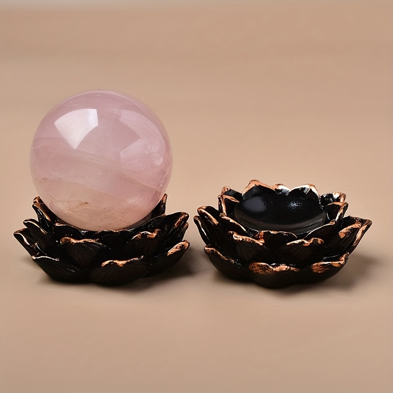 1pc Lotus Flower Crystal Ball  – Flower Preservation Resin Bewertung und Preis