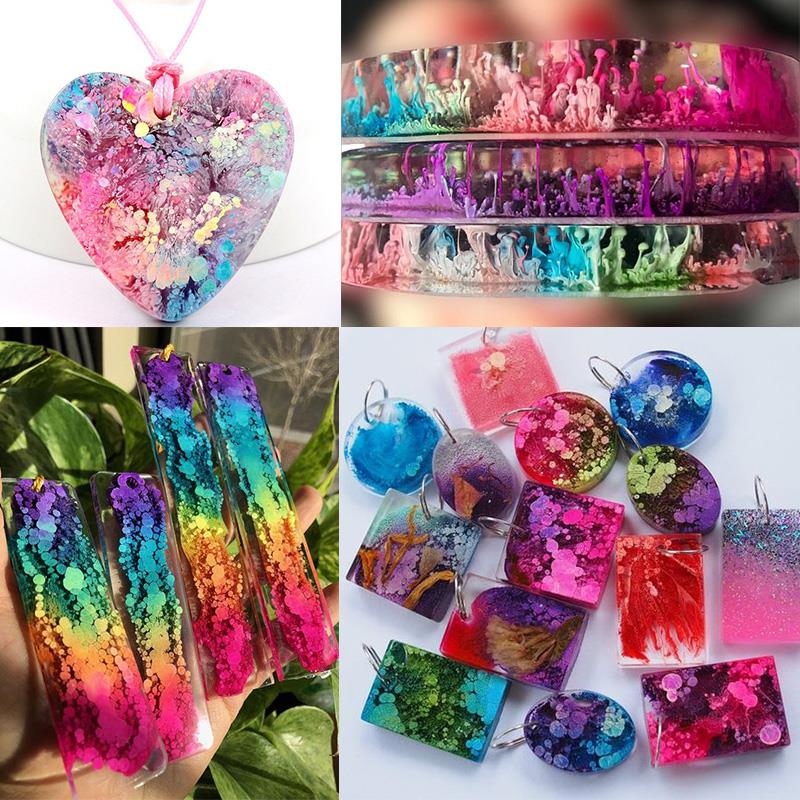 24 Color 10ml Art Ink Alcohol  – Resin Dye Alcohol Bewertung und Preis