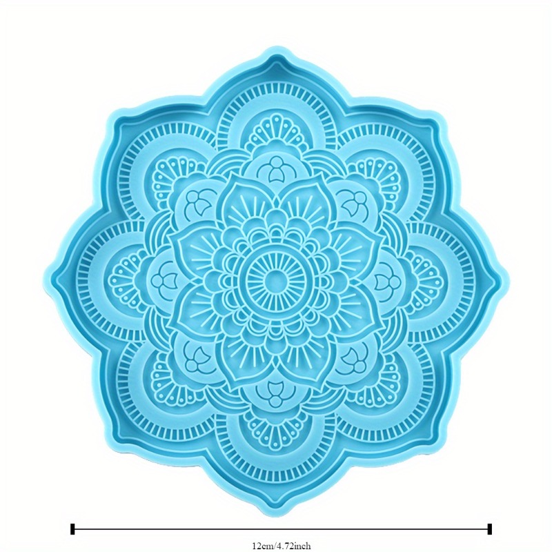 Mandala Coaster Silicone Mold  – Coaster Mold Round Bewertung und Preis