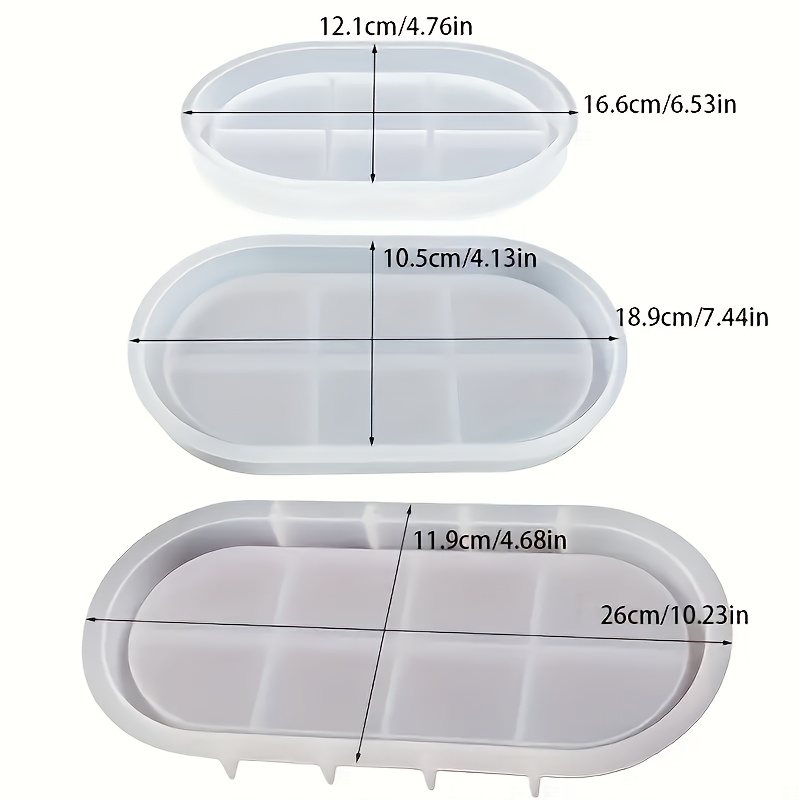 Oval silicone mold for concret – Serving Tray Mold Bewertung und Preis