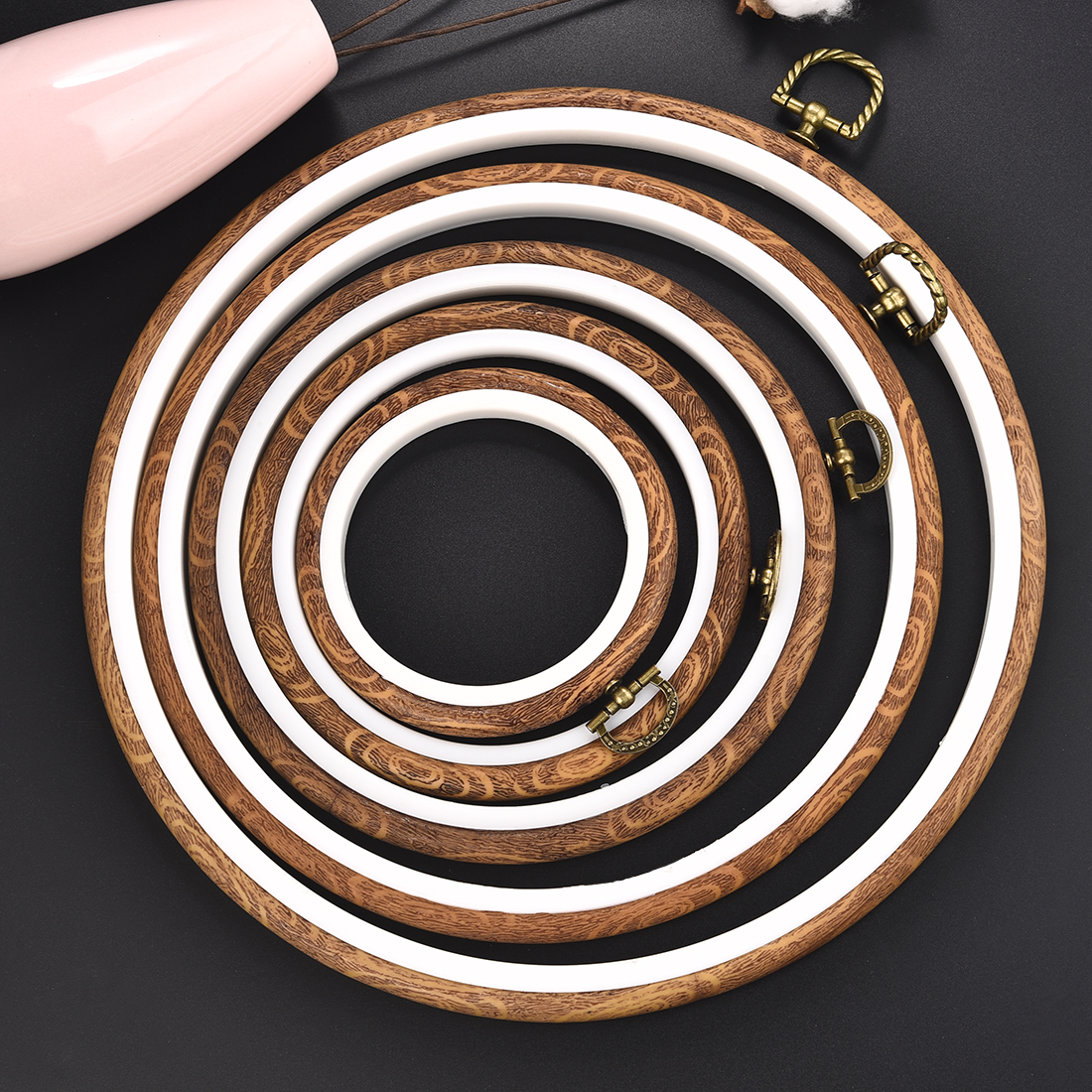 Imitated Wood Round,Oval Diffe – Wood Ring Blank Bewertung und Preis