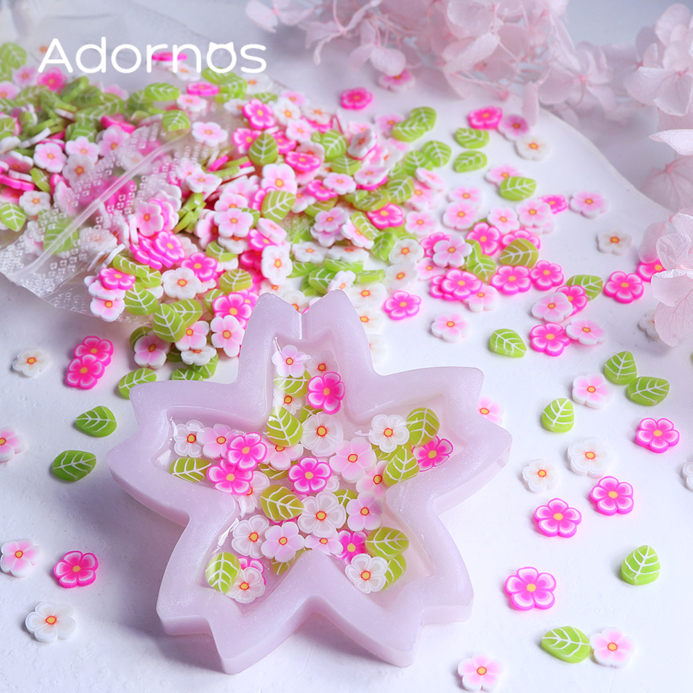 10g Pink Flowers Polymer Clay  – Resin Craft Ideas Bewertung und Preis