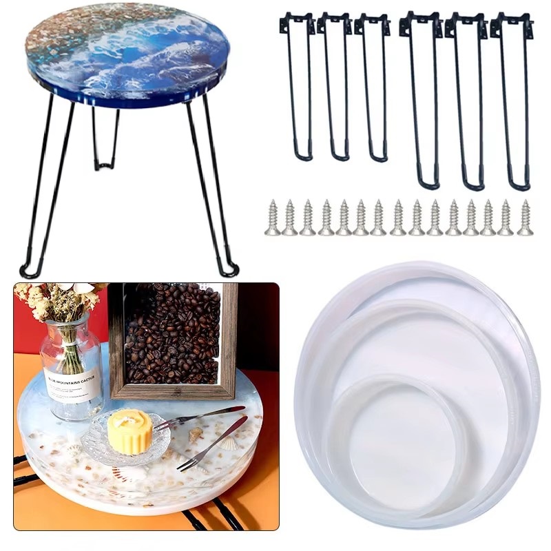 Large Round Tray UV Resin Mold – Coaster Mold Round Bewertung und Preis