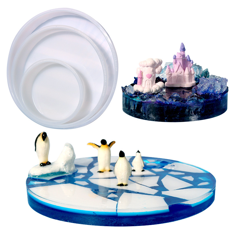 Large Round Tray UV Resin Mold – Coaster Mold Round Bewertung und Preis