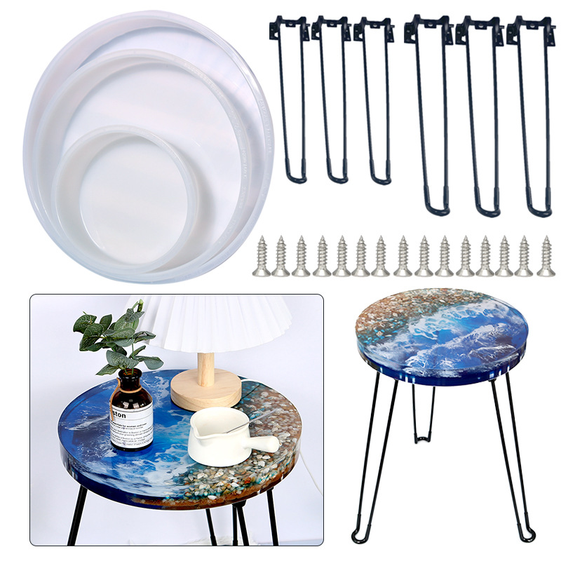 Large Round Tray UV Resin Mold – Coaster Mold Round Bewertung und Preis