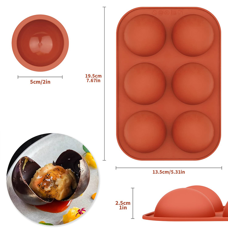 6 Cavities Semicircle Silicone – Coaster Mold Round Bewertung und Preis