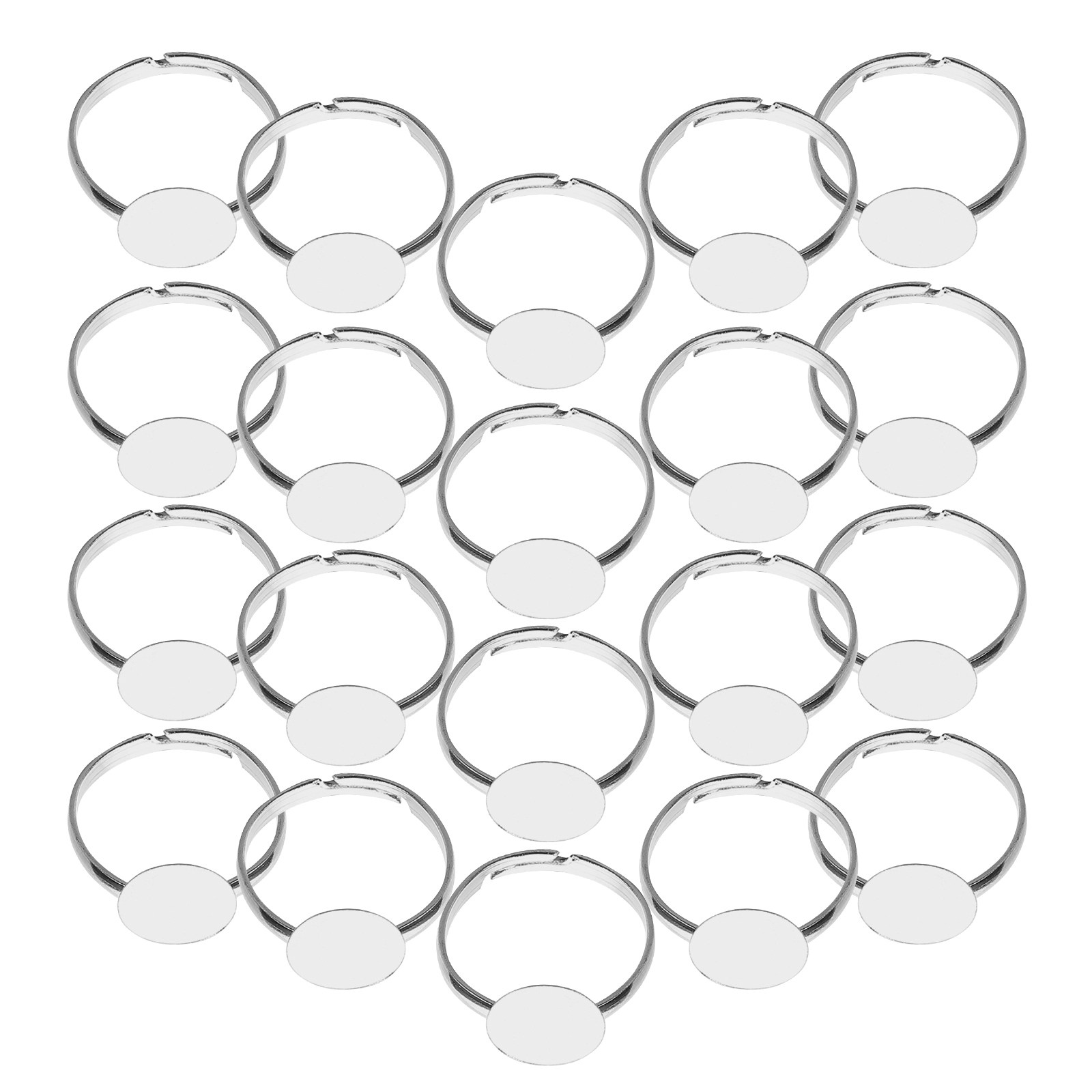 20Pcs Adjustable Blank Ring Fi – Resin Craft Supplies Bewertung und Preis