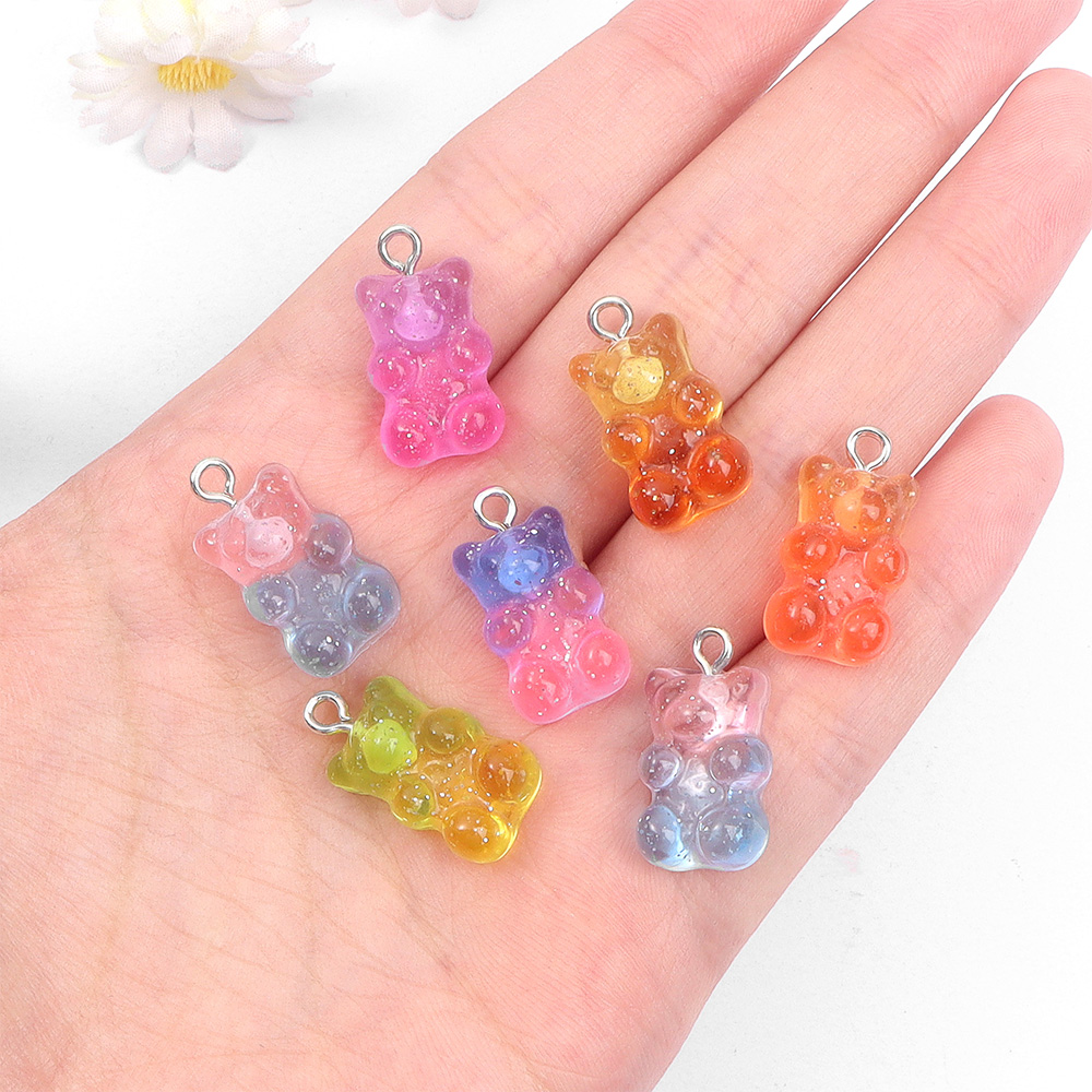 60pcs Dual Color Resin Bear Sh – Resin Craft Supplies Bewertung und Preis