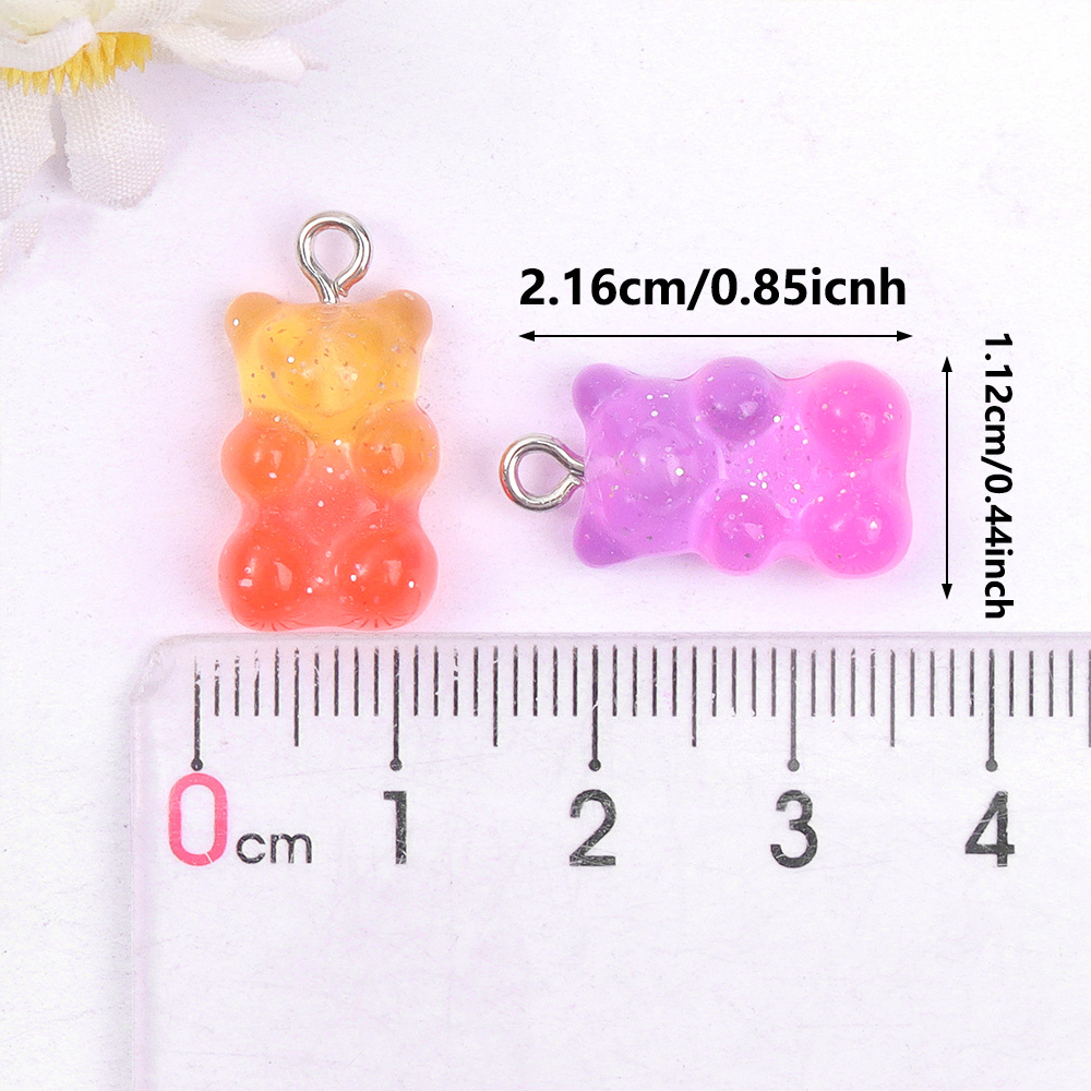 60pcs Dual Color Resin Bear Sh – Resin Craft Supplies Bewertung und Preis