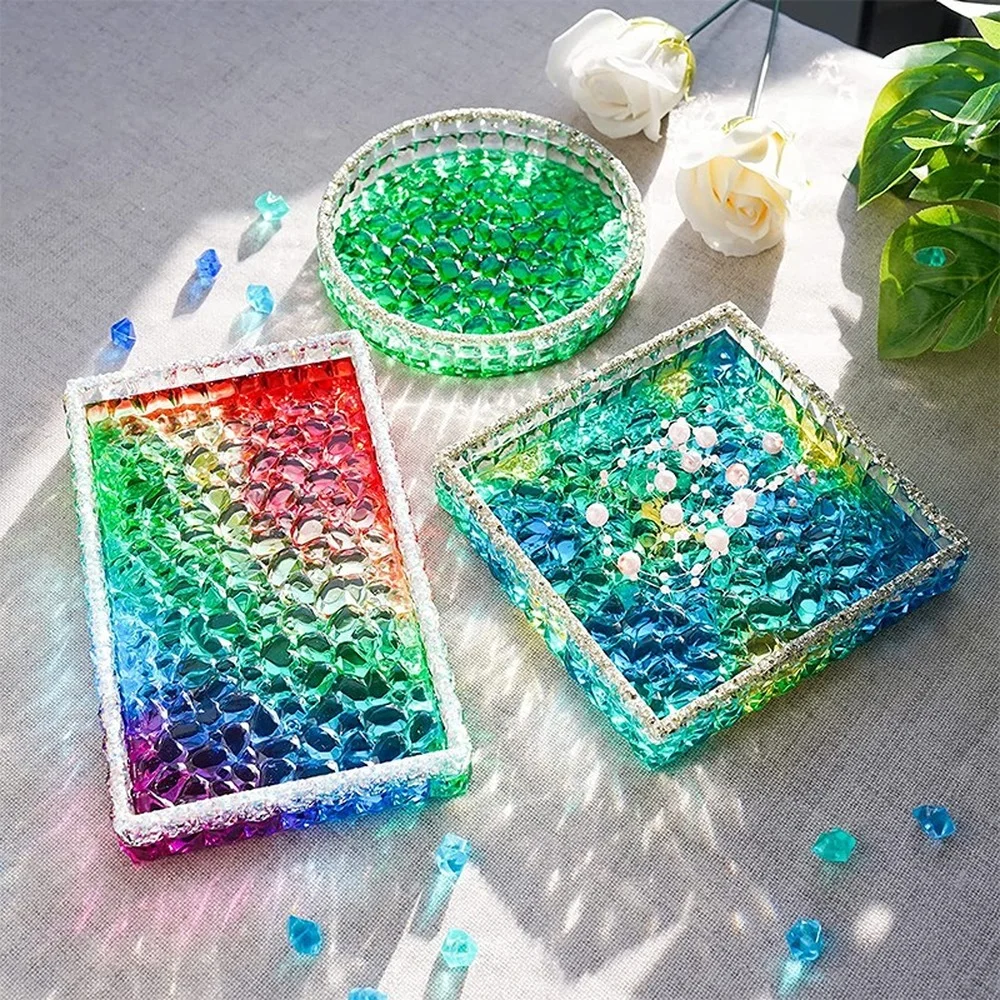 Ashtray Glass Crystal Texture  – Coaster Mold Round Bewertung und Preis
