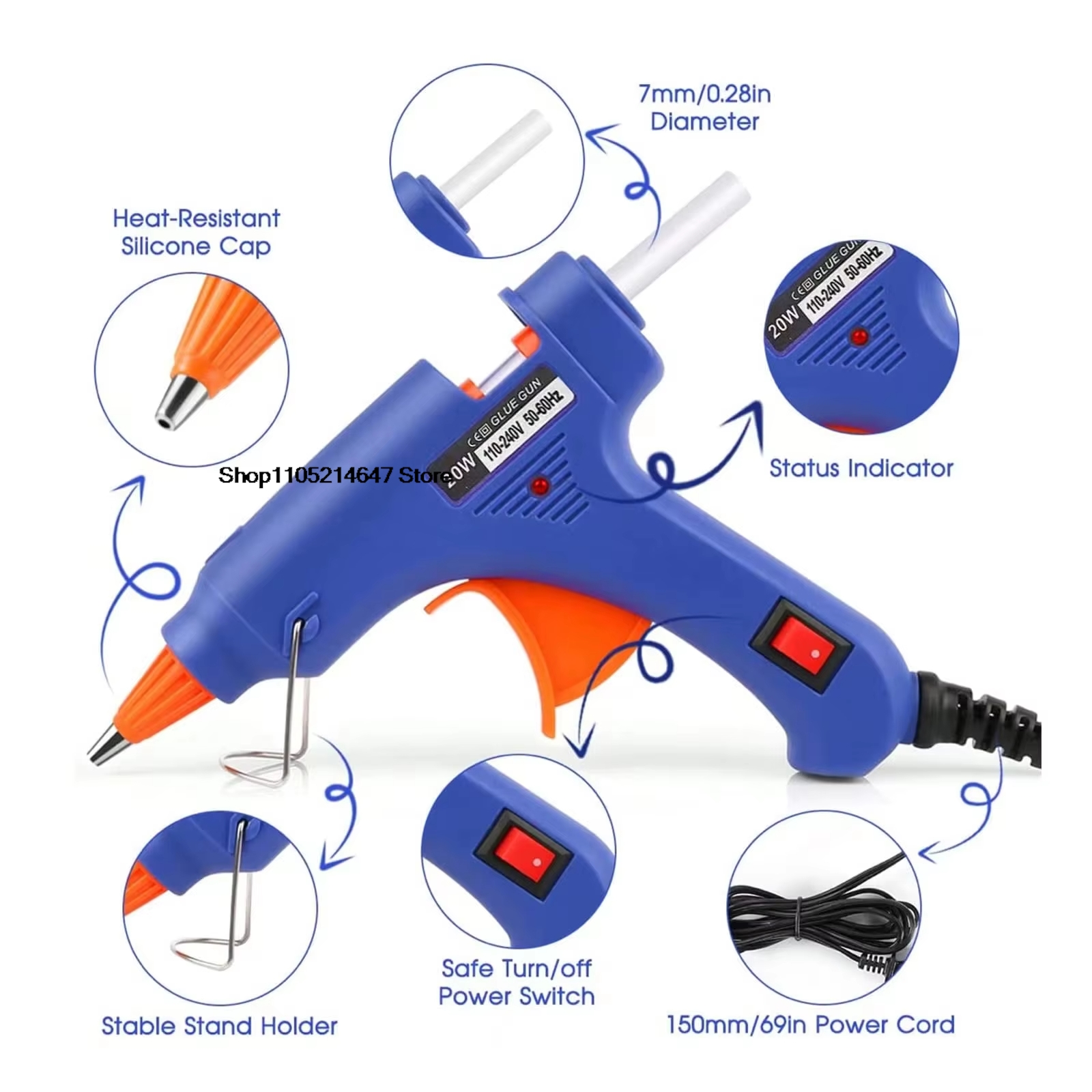 Hot Melt Glue Gun DIY Mini Hou – Heat Gun Small Bewertung und Preis