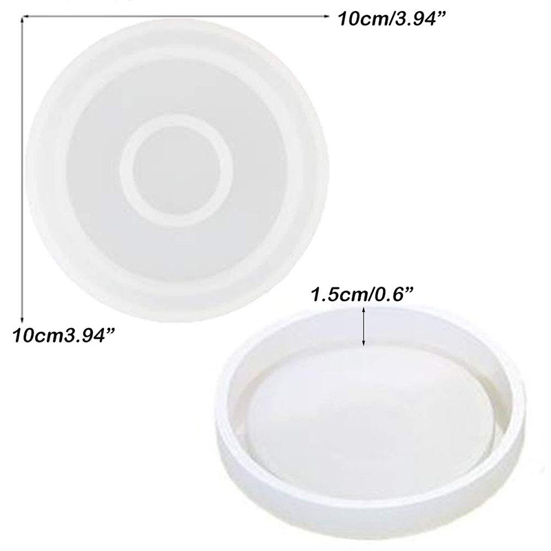 3 Pack Big DIY Round Coaster S – Coaster Mold Round Bewertung und Preis
