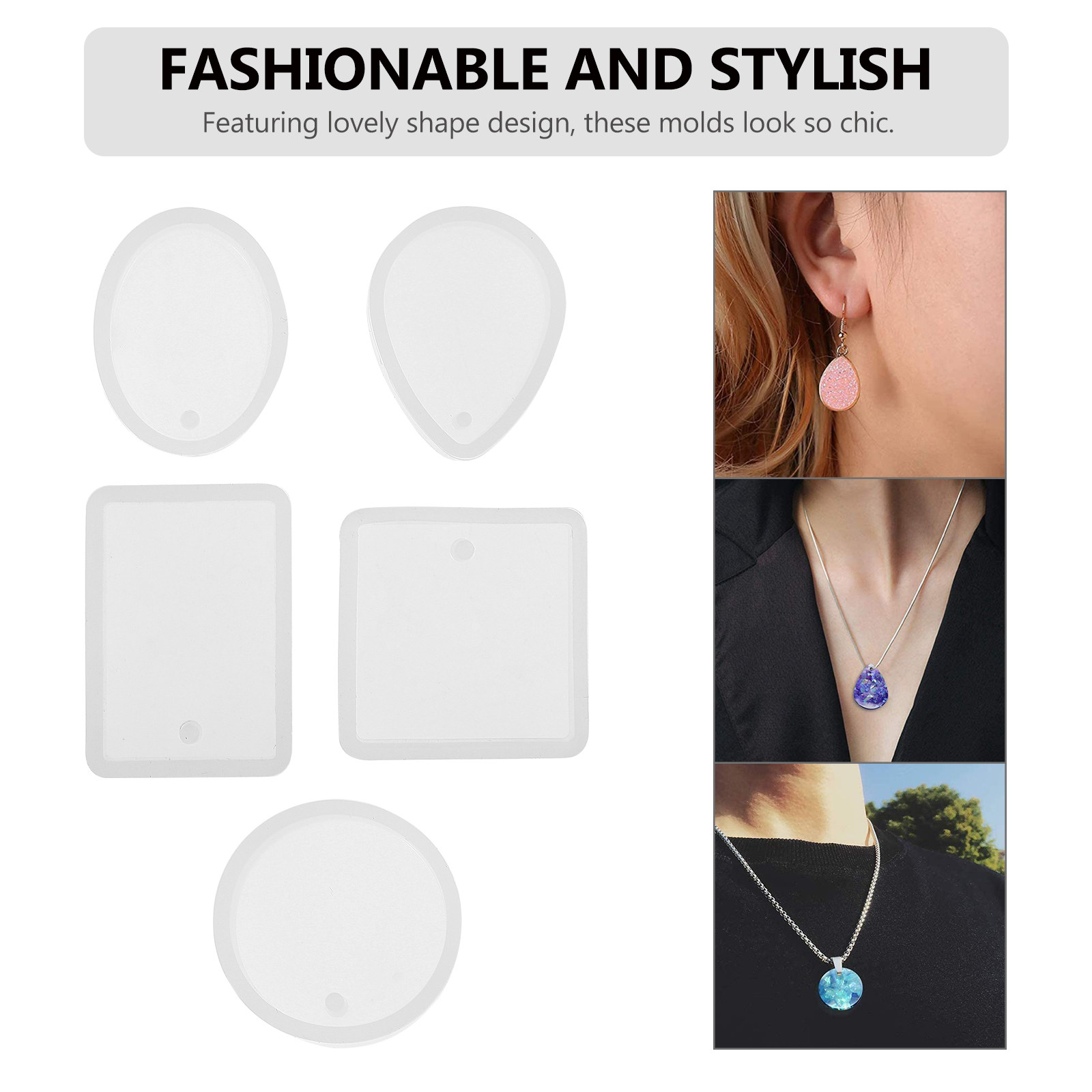 10pcs Pendant Mold Set Silicon – Resin Jewelry Kit Bewertung und Preis