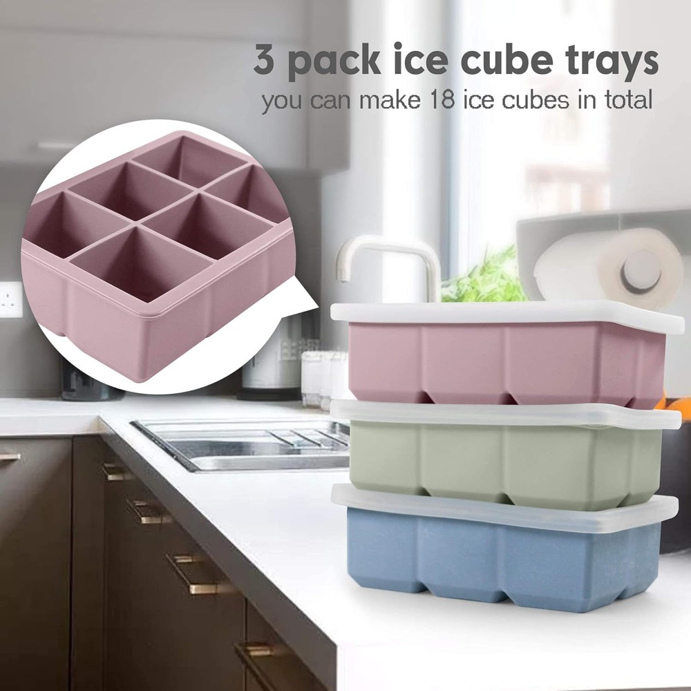 Large Silicone Ice Cube Trays  – Silicone Mold Tray Bewertung und Preis